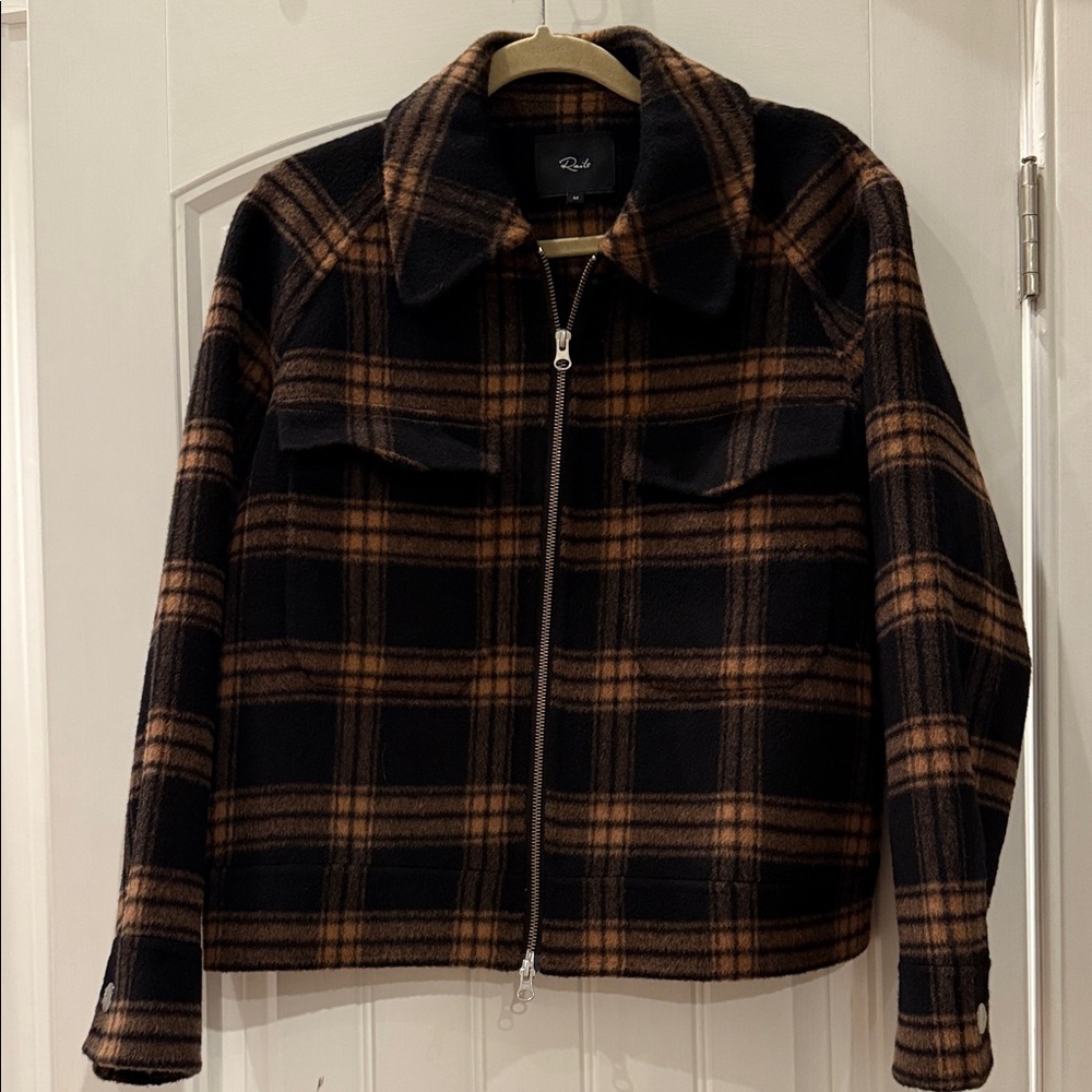 Rails Steffi black and brown plaid jacket. Size M. NWOT